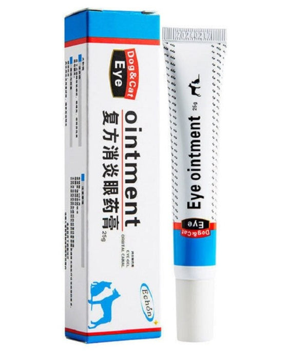 Pet eye ointment 25g eye care cat dog conjunctival keratitis watery eyes red ulcer eye drops