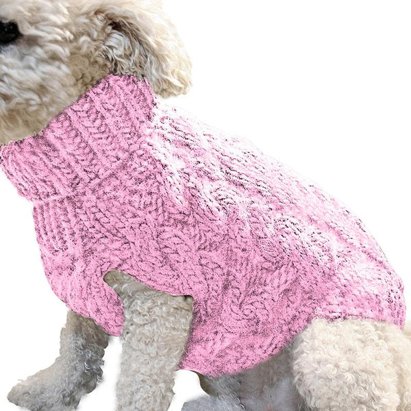 Warm Dog Sweater Winter Clothing Turtleneck Knitted Pet Cat Puppy Clothes Costume for Small Dogs Chihuahua Outfit Sweaters Vest