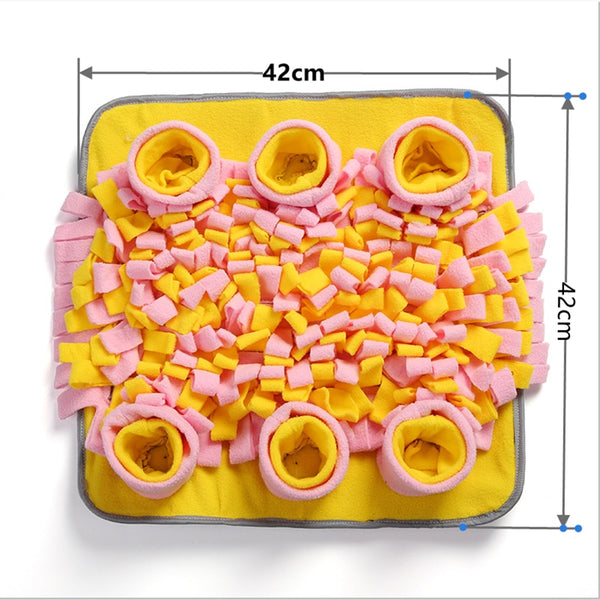 Dog Mat Sniffing Pad Blanket Puppy Training Puzzle ToyDog toys Pet Slow Feeder  Snuffle Mat IQ Foraging Skills Training Feeding