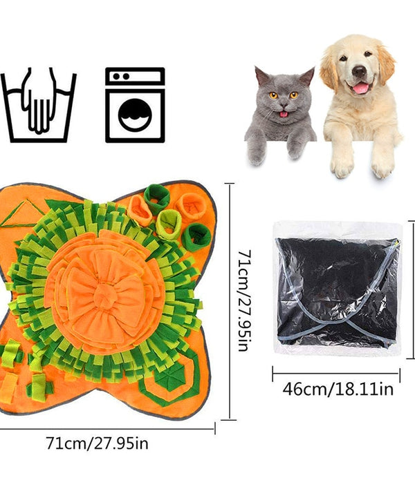 Dog Toys Increase IQ Snuffle Mat Slow Dispensing Feeder Pet mat Puzzle Puppy Training Games Feeding Food Intelligence dog Toy