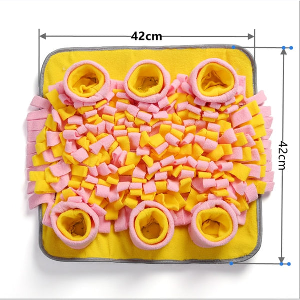 Dogs Snuffle Mat Pet Leak Food Anti Choking Mat Cat Dog Training Blanket Nose Work Toy Pet Slowing Feeding Intelligence Mat