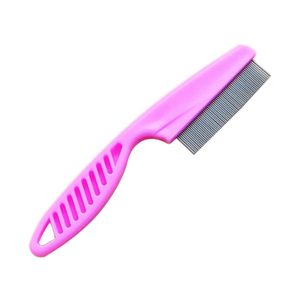 Pet Hair Shedding Comb Stainless Steel Flea Comb for Cat Dog Pet Comfort Flea Hair Grooming Comb Dog Cat Fur Removal Brush