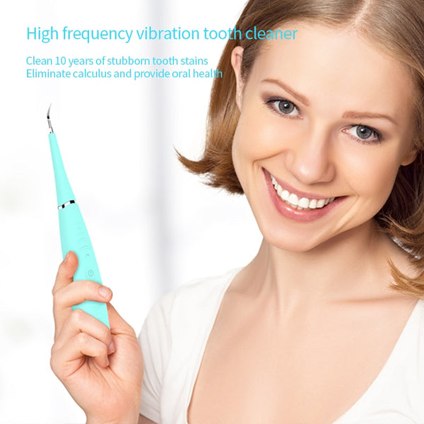 Electric Teeth Whitening Cleaning device rechargeable dental flosser Waterproof Electric tooth cleaner calculus remover