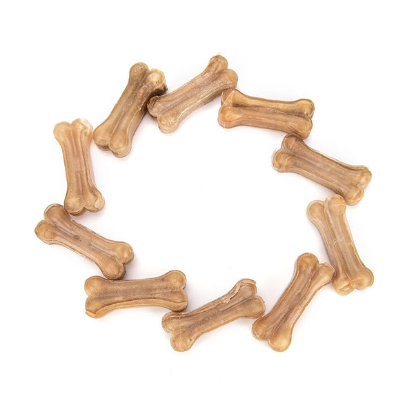 Hot 10Pcs/Lot Chews Snack Food Treats Funny Dogs Bones For Pet Dog Tooth Chewing Toys Supplies