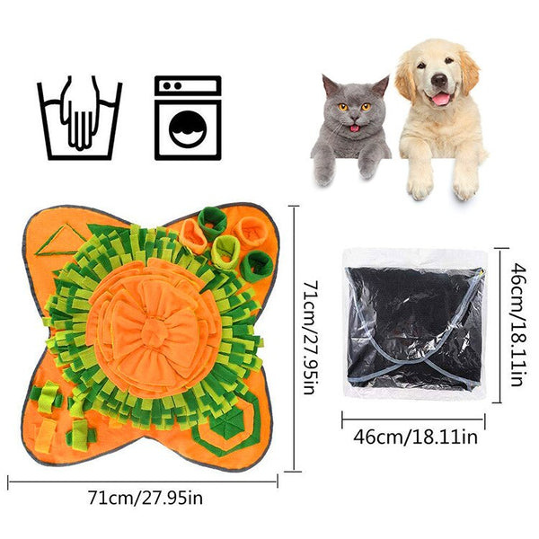 Dog Toys Increase IQ Snuffle Mat Slow Dispensing Feeder mat Pet Puzzle Puppy Training Games Feeding Food Intelligence Toy