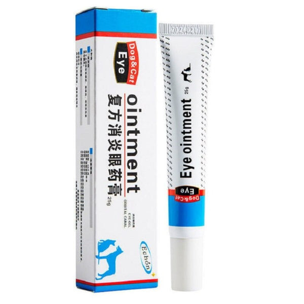 Pet eye ointment 25g eye care cat dog conjunctival keratitis watery eyes red ulcer eye drops