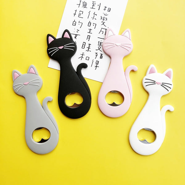 Magnetic Refrigerator Bottle Opener Cartoon Akita Bullfight Cat Dog Beer Bottle Opener Ccat Magnetic Refrigerator Decoration