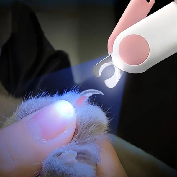 Cat Nail Clipper with LED Light Safety Pet Nail Trimmers Cat Claw Clipper Scissors Dog Nail Cutter Avoid Excessive Cutting Pet