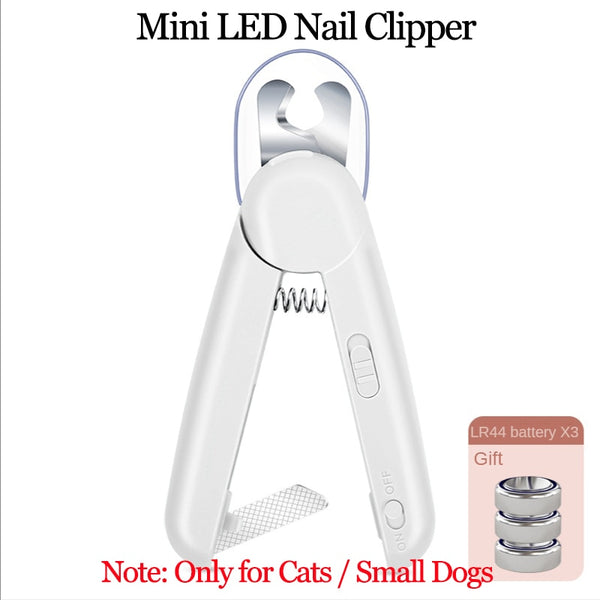 LAIKA LED Pet Nail Clippers Professional Cats Claw Blood Line Scissors Dog Nail Trimmer Grooming Cutter for Animals Pet Supply