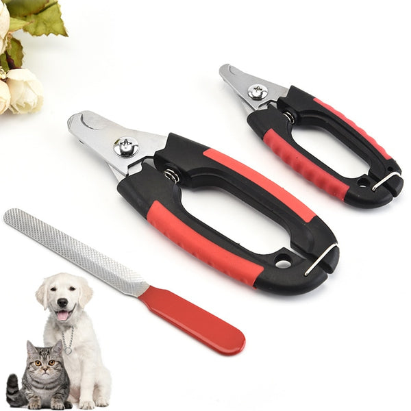 New Dog Nail Clippers Stainless Steel Pet Nail Clipper Professional Nailclipper Cat Scissors Cutters 1Pcs