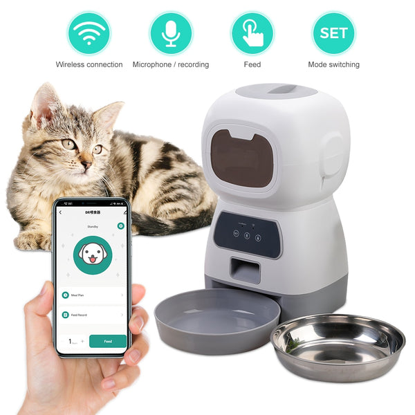 Automatic Dogs Cats Feeder 3.5L Dry Food Dispenser 2L Pet Cat Water Fountain Drink Feeder For Auto Pet Smart Feeders Bowl