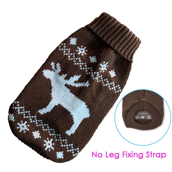 Puppy Cat Sweater Winter Warm Dog Clothes For Small Medium Dogs Chihuahua Dachshund Coat French Bulldog Yorkie Poodle Pet Outfit