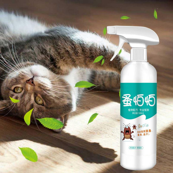 Pet Skin Care Spray Cats And Dogs Tick Control Fleas And Tick Prevention Spray Soothe Itching For Pet Puppy Kitten External Use