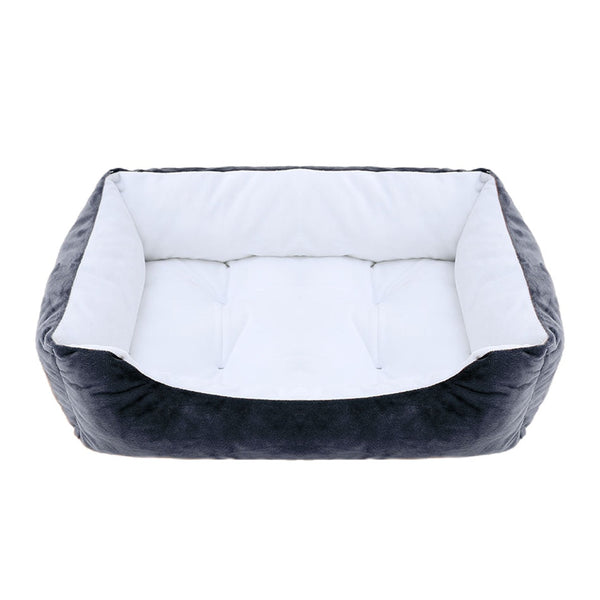 Bed for Dog Cat Pet Square Plush Kennel Medium Small Dog Sofa Bed Cushion Pet Calming Dog Bed House Pet Supplies Accessories