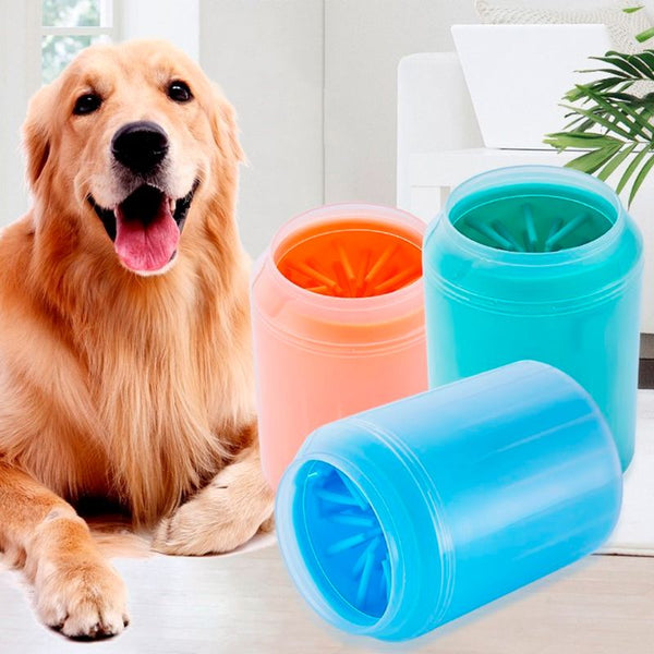 Dog Paw Cleaner Cup Soft Silicone Combs Portable Outdoor Pet towel Foot Washer Paw Clean Brush Quickly Wash Foot Cleaning Bucket