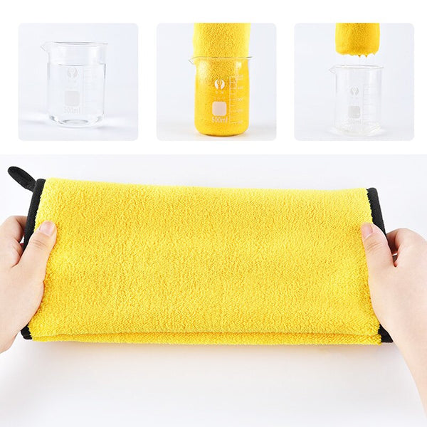 Pet dog cat bath towel soft coral fleece absorbent towel quick-drying bath towel convenient cleaning wipes pet supplies dropship