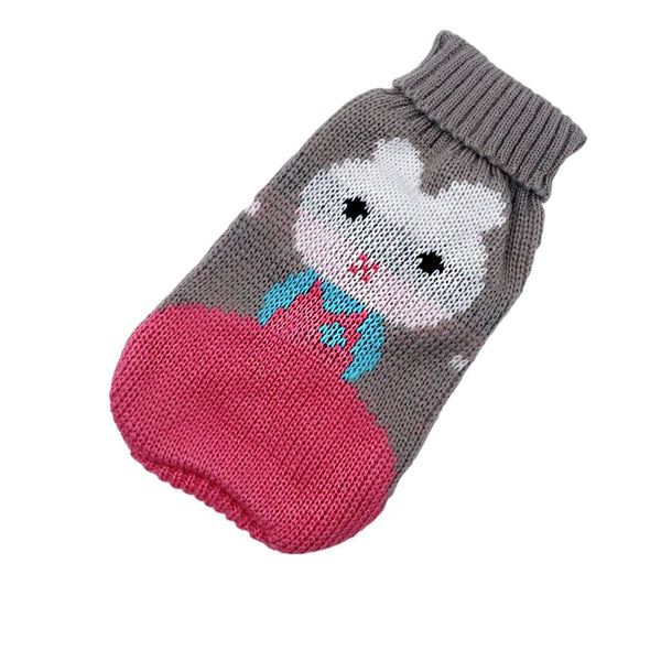 Puppy Cat Sweater Winter Warm Dog Clothes For Small Medium Dogs Chihuahua Dachshund Coat French Bulldog Yorkie Poodle Pet Outfit