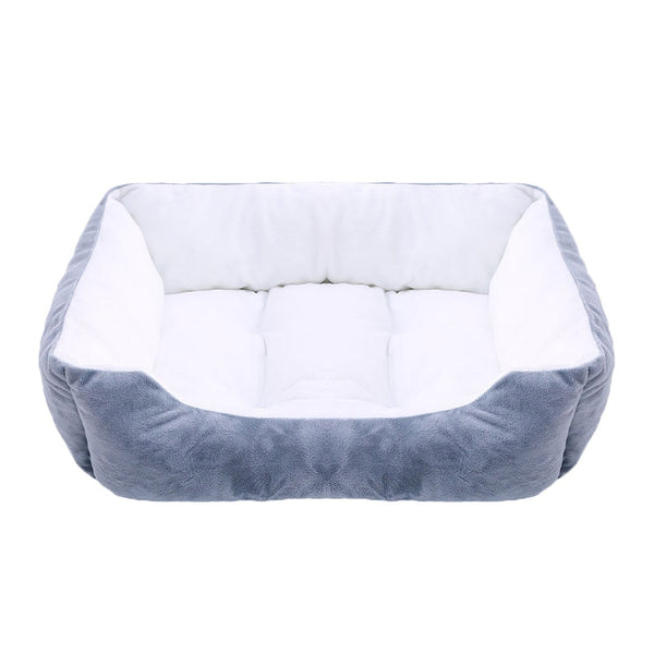 Bed for Dog Cat Pet Square Plush Kennel Medium Small Dog Sofa Bed Cushion Pet Calming Dog Bed House Pet Supplies Accessories