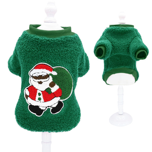 Christmas Dog Clothes T-shirt Cute Puppy Cat Christmas Clothes Costume New Year Pet Clothing Outfit For Chihuahua Yorkshire