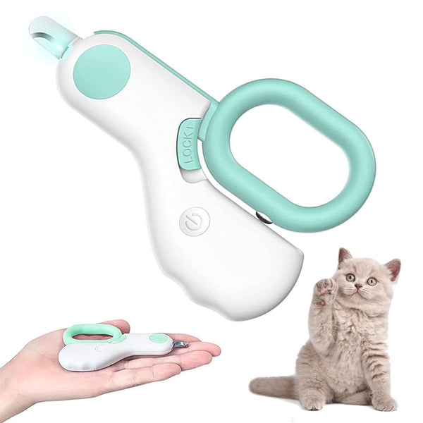 Cat Nail Clipper with LED Light Safety Pet Nail Trimmers Cat Claw Clipper Scissors Dog Nail Cutter Avoid Excessive Cutting Pet