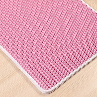 Pet Cat Litter Mat EVA Double-Layer Cat Litter Trapper Mats with Waterproof Bottom Non-slip Pet Litter Cat Mat Layer kattenmand