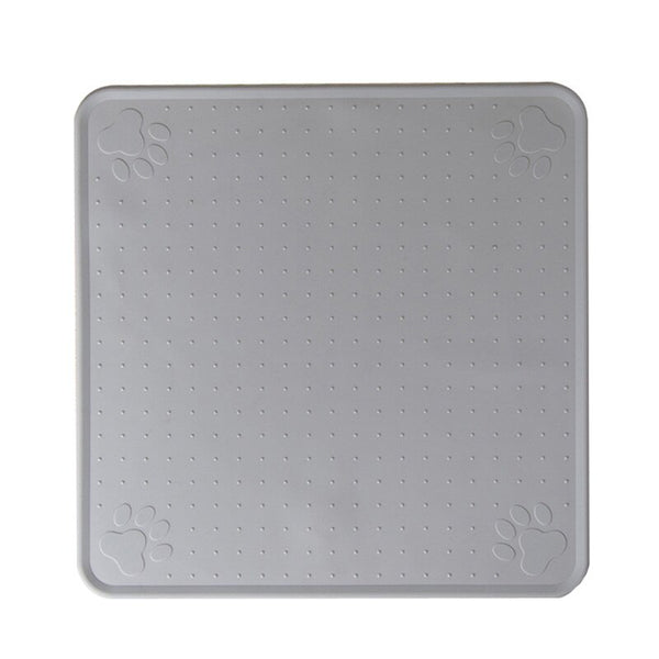 Anti-Slip Waterproof Pet Mat For Dogs Cats Solid Color Silicone Pet Food Pad Bowl Drinking Mat Dog Feeding Placemat Pet Supplies