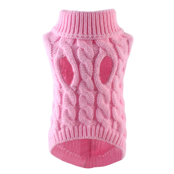 Dog Sweaters for Small Dogs Winter Warm Dog Clothes Turtleneck Knitted Pet Clothing Puppy Cat Sweater Vest Chihuahua Yorkie Coat