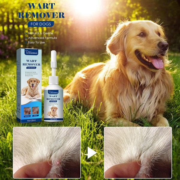 Pets Dog Wart Remover Natural Painless Animal Warts Skin Tag Treatment Liquid Eliminate Moles Warts Pet Cleaning Care Supplies