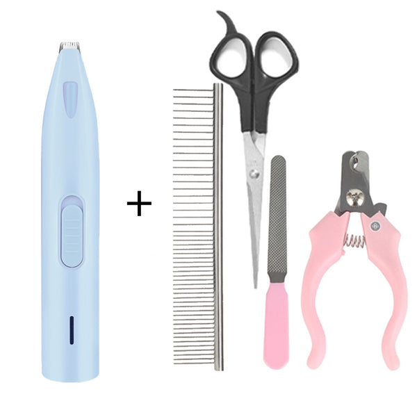 Dog Hair Trimmer Electric Dog Cutter Professional Pet Foot Hair Trimmer Cat Grooming Hairdresser Scissors Butt Ear Pedicator