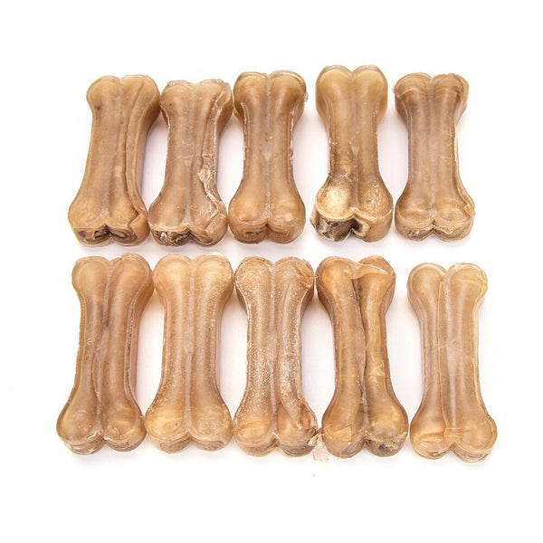 10Pcs/Lot Chews Snack Food Treats Funny Dogs Bones For Pet Dog Tooth Chewing Toys Supplies