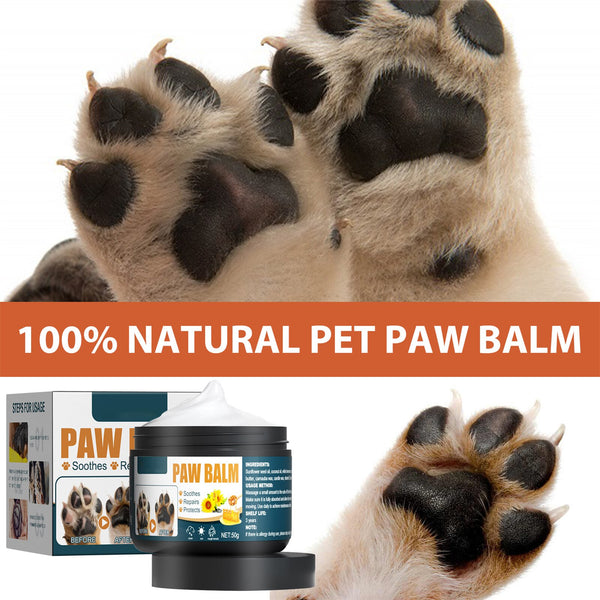 Pet Paw Balm 50g Paw Soother Natural Skin Healing Balm Moisturising Cream for Repairing Dry and Cracked Skin Dog Cat Skin Care C