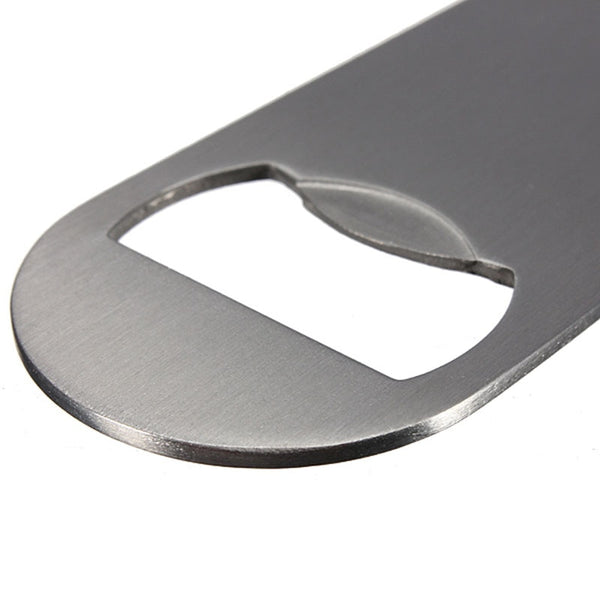 1pc Mini Durable Beer Bottle Opener Stainless Steel Flat Speed Bottle Cap Opener Remover Bar Blade Kitchen Tool