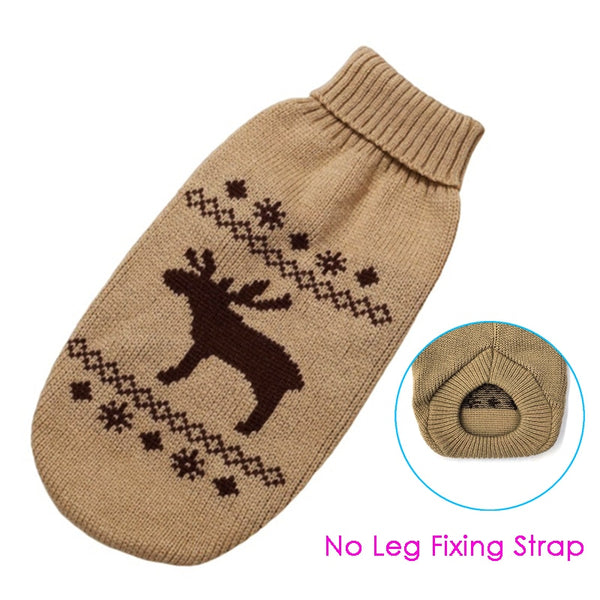 Puppy Cat Sweater Winter Warm Dog Clothes For Small Medium Dogs Chihuahua Dachshund Coat French Bulldog Yorkie Poodle Pet Outfit