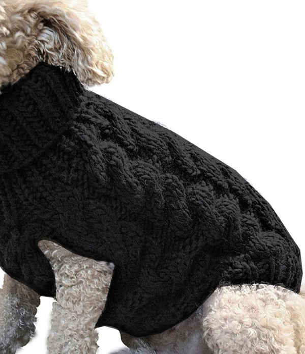 Dog Sweaters Winter Warm Dog Clothes for Small Dogs Turtleneck Knitted Pet Clothing Puppy Cat Sweater Vest Chihuahua Yorkie Coat