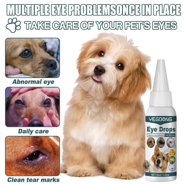 Eye Drops Cleaner For Dogs Tear Stains Wash Removers Eye Essence With Mild Ingredients Tear Stain Remover Pet Eye Care Drops