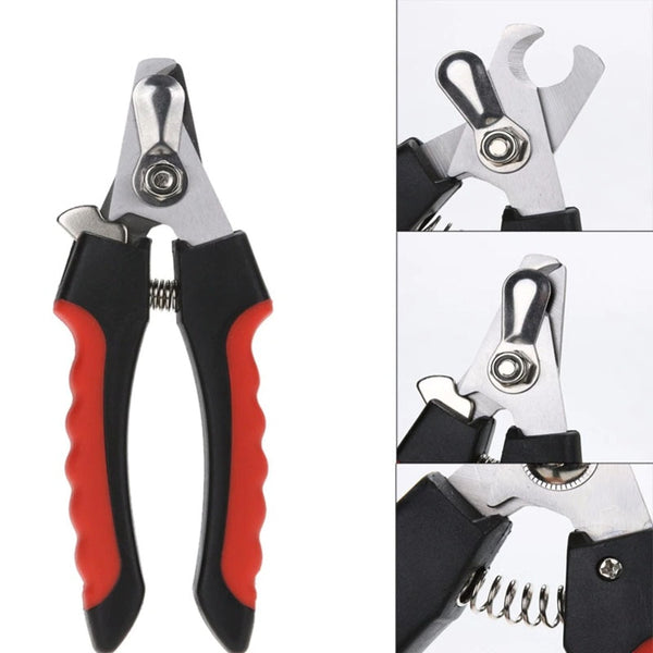 New Dog Nail Clippers Stainless Steel Pet Nail Clipper Professional Nailclipper Cat Scissors Cutters 1Pcs