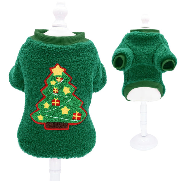 Christmas Dog Clothes T-shirt Cute Puppy Cat Christmas Clothes Costume New Year Pet Clothing Outfit For Chihuahua Yorkshire