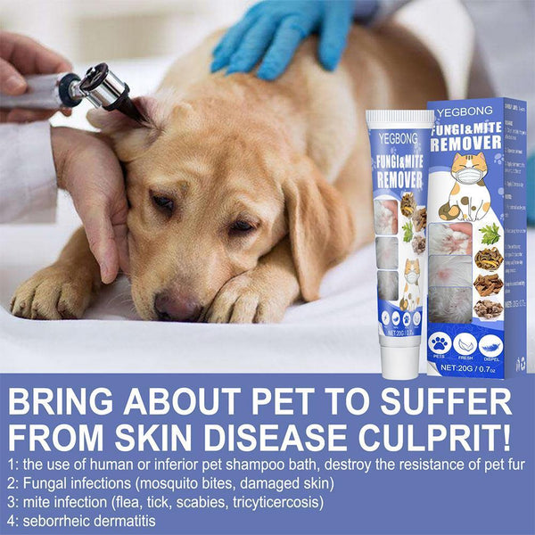 Pet Skin Cream Treatment Ringworm Mites Anti-Itch Treats Stubborn Ringworm Infections Pet Care For Cat Dog Y8Z5