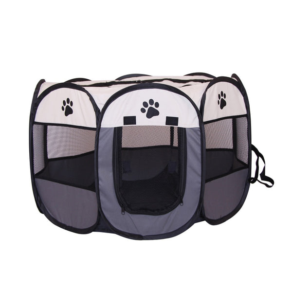 Portable Folding Pet Tent Dog House High Quality Durable Dog Fence For Cats Large Outdoor Dog Cage Pet Playpen Cat Собачья будка