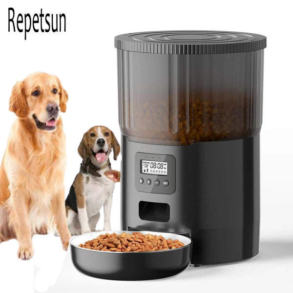 New 4L Pet Feeder Cat Dog Smart Food Dispenser Regular Quantitative Feeding With Audio Recording Automatic Feeding Pet Supplies