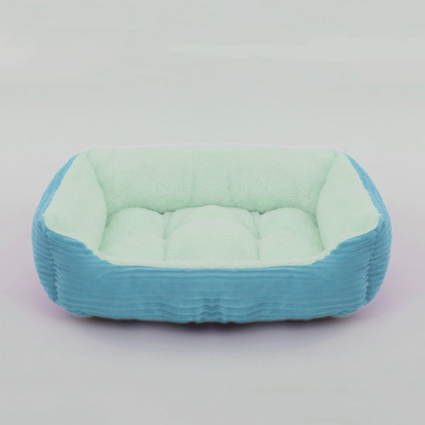 Bed for Dog Cat Pet Square Plush Kennel Medium Small Dog Sofa Bed Cushion Pet Calming Dog Bed House Pet Supplies Accessories