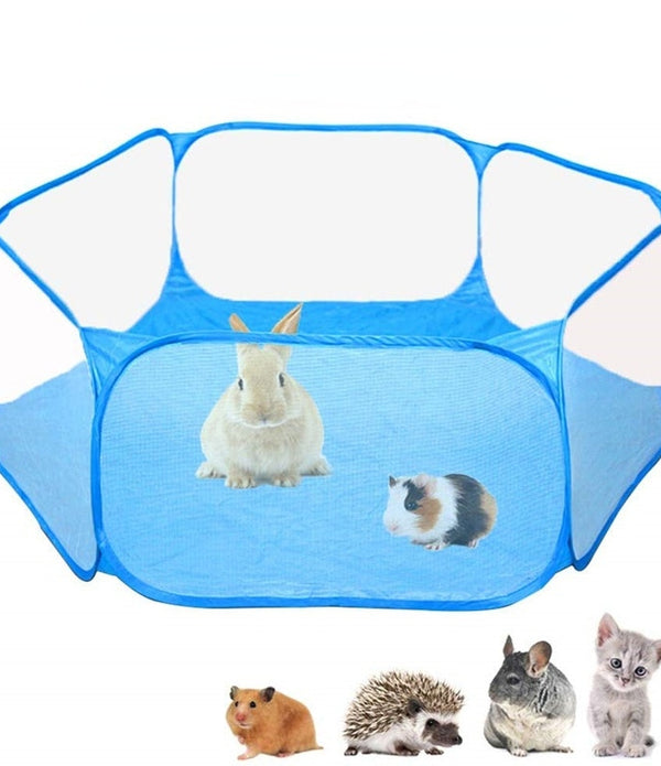 Portable Pet Cat Dog Cage Tent Playpen Folding Fence For Hamster Hedgehog Small Animals Breathable Puppy Cat Rabbit Guinea Pig