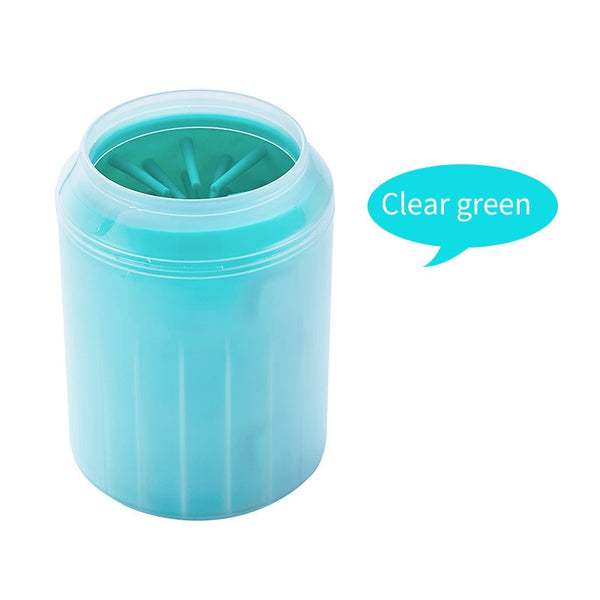 Dog Paw Cleaner Cup Soft Silicone Foot Cleaning Brush Portable Pet Dogs Towel Foot Washer Foot Cleaning Bucket Dog Accessories