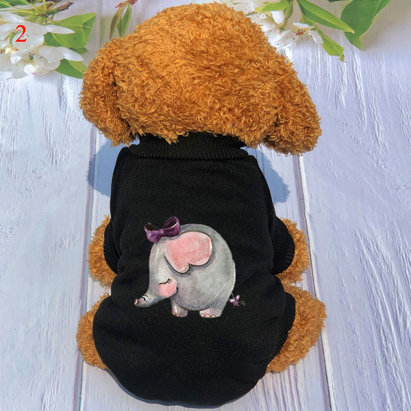 Pet T Shirt Cat Vest Sport Shirt Cat Sweater Pet Clothing Crew Neck Cartoon Bear Puppy Hoodie Fashion Autumn Winter Dog Clothes