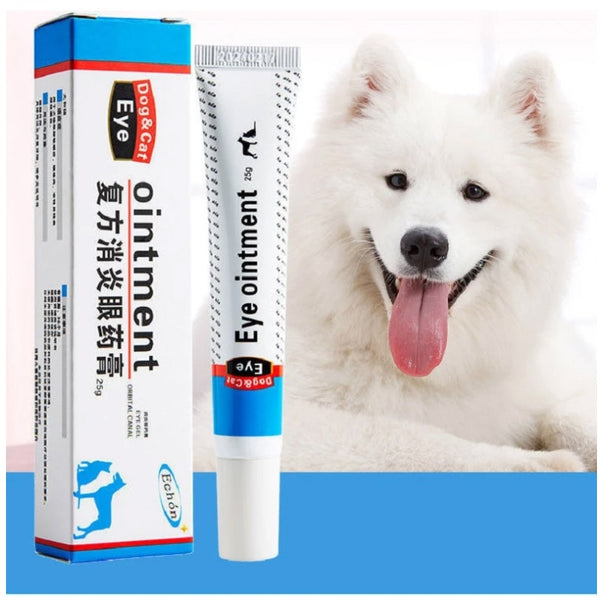 Pet eye ointment 25g eye care cat dog conjunctival keratitis watery eyes red ulcer eye drops