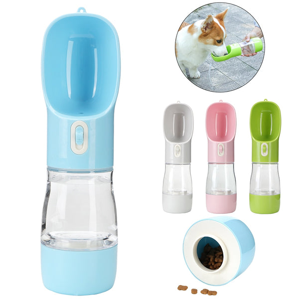 Portable Pet Water Dispenser Feeder Dog Water Bottle Cat Drinking Bowl for Large Small Dog Cat Travel Puppy Walking Pet Product