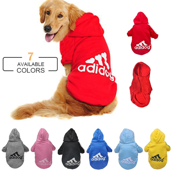 New Pet Dog Clothes Fleece Warm Sweatshirt Jacket Dogs Hoodies Small Medium Large Dogs Husky Labrador Dogs Clothes Pet Costume