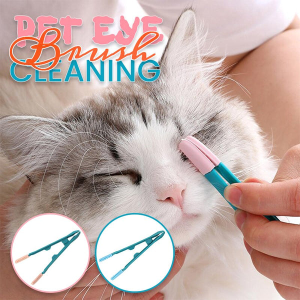 Dog Cat Cleaning Supplies Pet Soft Eye Brush Cats Brush Toothbrush Tear Stains Brush Eye Care Pets Cleaning Grooming Tools